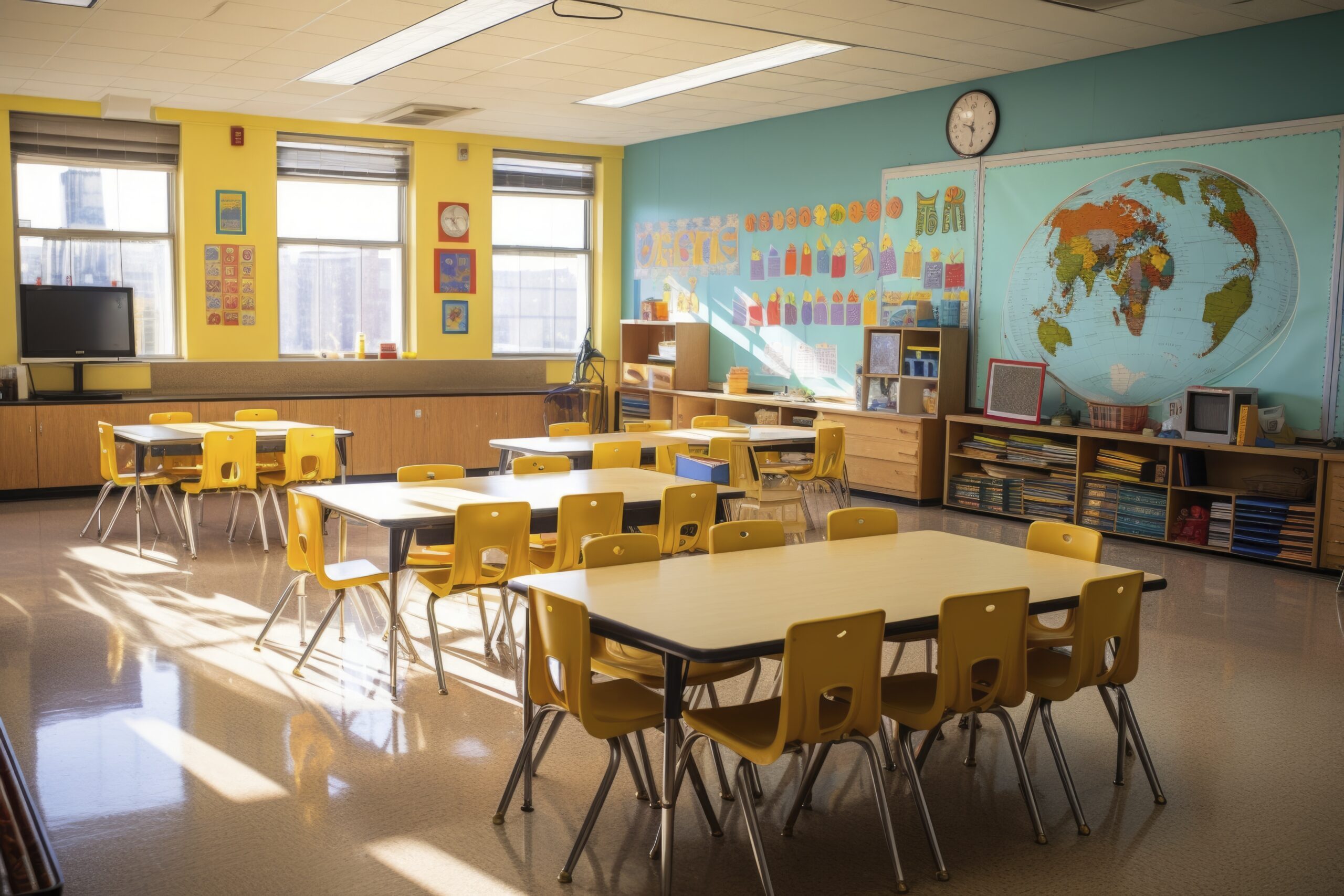view-modern-classroom-school
